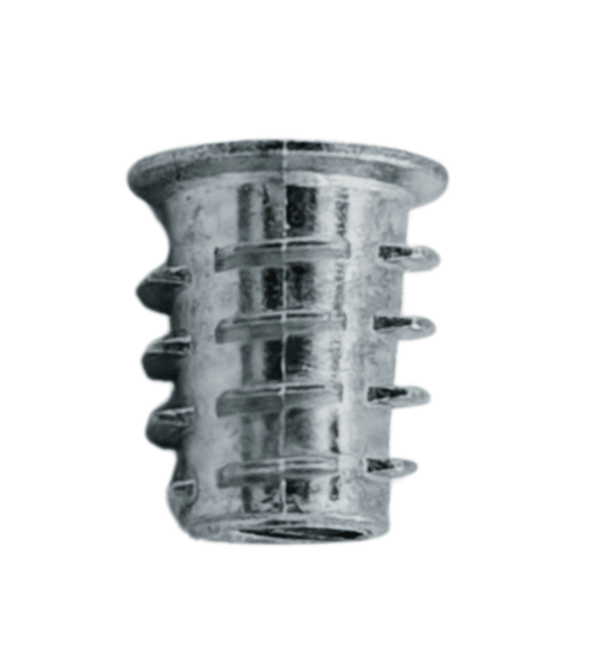 250 Tuercas Inserto Tipo D 1/4-20 13mm