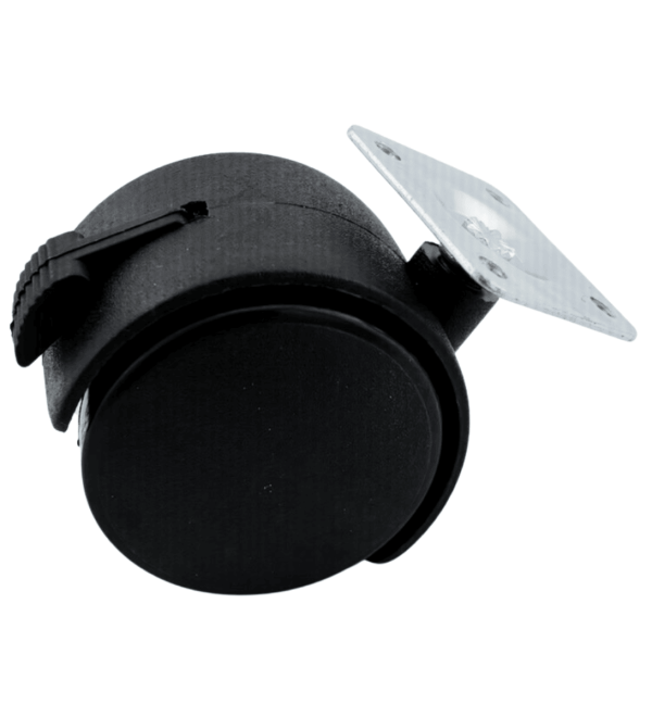 200 Rodajas 50mm Ø con Placa 38x38mm con Freno